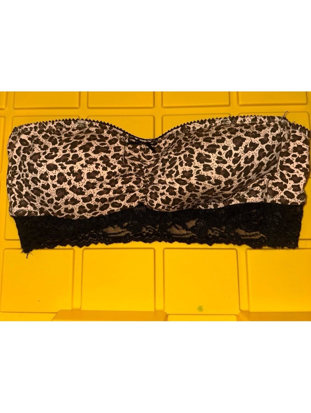 Animal print bra size large